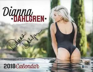 Dianna Dahlgren Porn - Dianna Dahlgren Signed 2018 Calendar BAS COA WWE Tough Enough Miss  Supercross | eBay