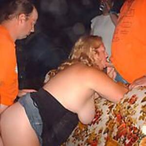 fat biker slut - Chubby Biker slut nude at a biker rally