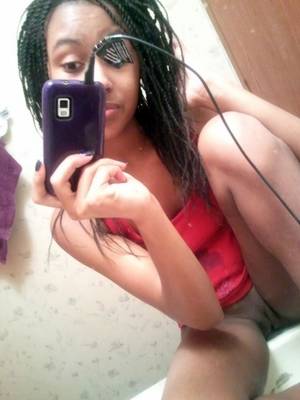 black pussy self - Description: Black pussy self-shots. Young ebony schoolgirls making photos  of their nude pussies in the toilet