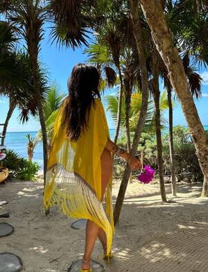 hairy nudist beach group - Ex-porn star Mia Khalifa stuns fans in dental floss bikini as she poses on  beach | The Sun