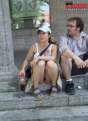 actual upskirt - Real sexy public upskirt of a skinny girl