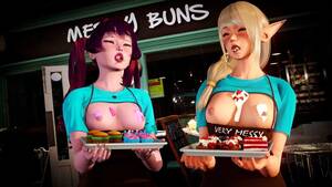 Messy 3d Porn - Messy buns