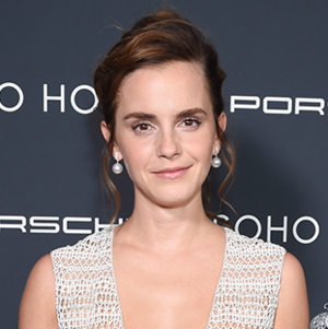 Emma Watson Nude - Emma Watson's elegant knit dress is oh so subtly see-through
