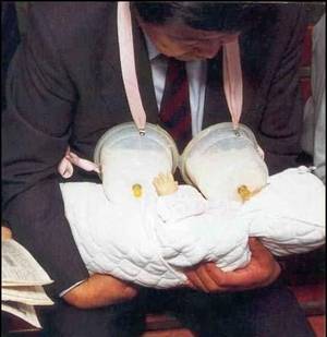 Dads Porn Nursing Bra - Breastfeeding Bra for Men | 21 Inane Baby Products For Questionable Parents