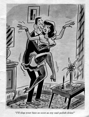 60s Cartoon Porn - Men Misbehaving in Mid-Century Adult Magazine Cartoons - Flashbak