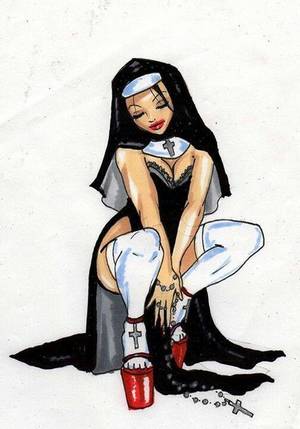 Cartoon Nun Porn - Sexy Nun â€¢Night-seraph