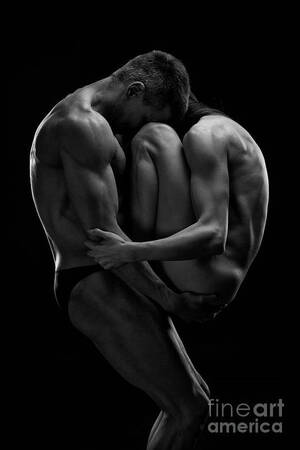 erotic nudism gallery - Nude Sexy Couple. Art Photo Of Young Poster by Staras - Photos.com