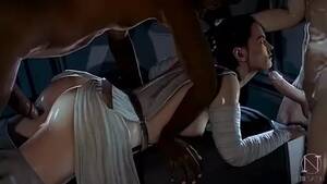 interracial group sex gangbang - Rey Skywalker x Stormtrooper - group sex; gangbang; BBC; blacked;  interracial; 3D sex porno hentai; (by niisath) [Star Wars]