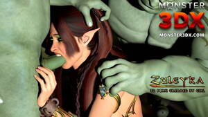 3d Monster Porn Elf Goblin - Elf girl gangbanged by two brutal Goblins. 3D Porn Cartoon | xHamster