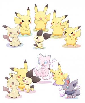 Mimikyu Cute Art Porn - Pikachuuu!