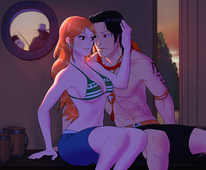 Ace One Piece Nami Porn - Ace x Nami by Greel - Hentai Foundry