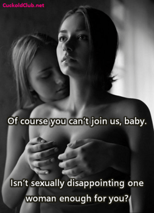 Huge Strapon Lesbians Captions - The Most Arousing Captions of Lesbian Hotwife - Cuckold Club