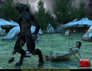 3d Monster Indian Porn - Monster Porn Cartoons: The lover of an Indian princess turns into a wolf  mid-fucking