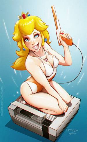 Anime Peach Porn Game - Zapper Peach by Trebuxet.deviantart.com on @DeviantArt