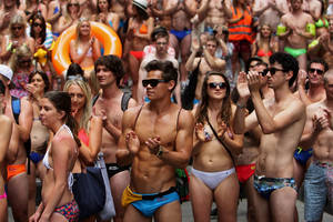 micro bikini public beach nude - Lisa Maree Williams/Getty Images News/Getty Images