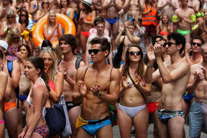 micro bikini public beach nude - Lisa Maree Williams/Getty Images News/Getty Images