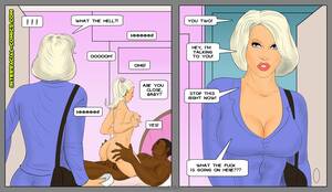 Caught Porn Comics - Caught- Interracial - Porn Cartoon Comics