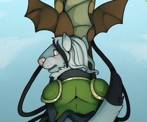 Furry Porn Comic Princess Rush - Adult artwork Â« Older Dragon Rider - Cover ...