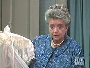 Aunt Bee Porn - Aunt Bee goes over to Millie's closet, and upon opening the door finds a  nice little night number and starts fawning all over it.