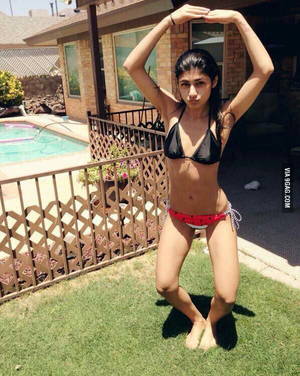 Mia Khalifa Before Porn - Mia Khalifa before her boob job!
