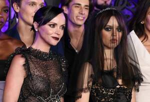 christina ricci - Christina Ricci, Jenna Ortega Match at 'Wednesday' Premiere