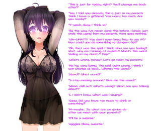 Anime Gender Change Porn Caption - TG TF Captions - 36 photos