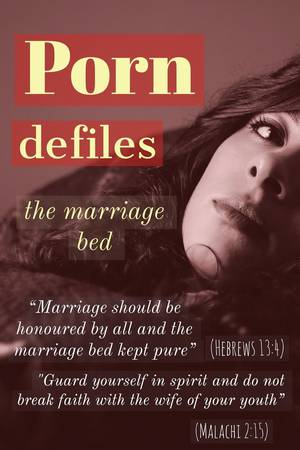 bed break - Porn defiles the sacred marriage bed \