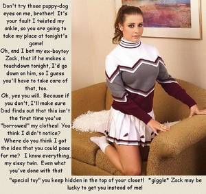 M2f Tg Captions Forced Sex - Image result for Forced Feminization Captions Cheerleader