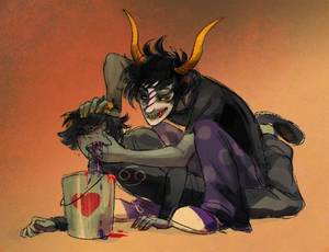 Homestuck Straight Porn - as far as trolls go, this is pretty much porn//that's the thing, Gamzee is  scooping genetic material out of Karkat's mouth. It's porn aftermath