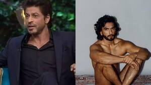 bollywood khan naked - When Shah Rukh Khan said Ranveer Singh would get booked for not wearing  clothes | Bollywood - Hindustan Times