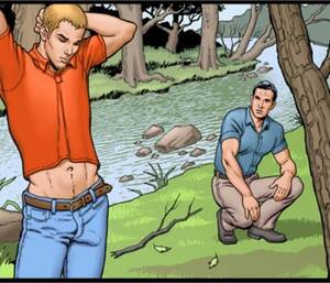 Gay Men Cartoon Porn - Deep in The Woods Where Men Go | Erofus - Sex and Porn Comics