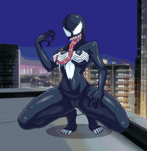 Marvel Venom Porn - I completed a commission of She Venom. What do you think? : r/Marvel