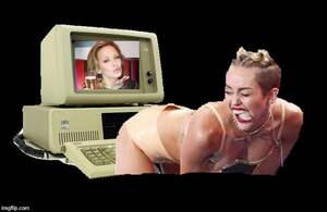 Miley Cyrus Tranny Porn - There are no words. But remember, always keep a barfbag ready - Imgflip