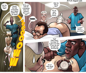 Doctor Cartoon Porn - Slutty nurse and a black doctor giving an - Cartoon Sex - Picture 2