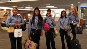 Forbidden School Porn - Allandris Jackson, second from left, Alexis Vander, center, and Nicole  Goodwin,