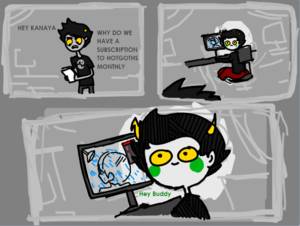 Homestuck Grand High Boob Porn - Rose, Kanaya, Karkat