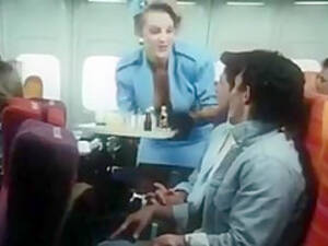 Airplane Porn Movie Classic - Foxy Flight Attendants #57 - TubePornClassic.com