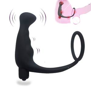 ecchi anal vibrator - Men Climax Fantasy Silicone Male Prostate Massager Cock Ring Anal Vibrator  Butt Plug for Men, Adult Erotic Anal Sex Toys -- Offer can be found by  clicking ...