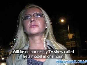 Foreign Blonde Porn Public - PublicAgent Hot blonde MILF gets fucked for cash in a car