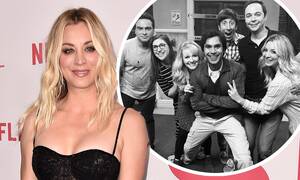 kaley cuoco latex bondage sex - Kaley Cuoco says she's 'drowning in tears' at news The Big Bang Theory is  canceled after 12 seasons | Daily Mail Online