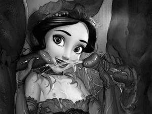 lesbian strapon gif rule 34 - Rule 34 Roleplay: How Snow White Really Got Her Naughty Name