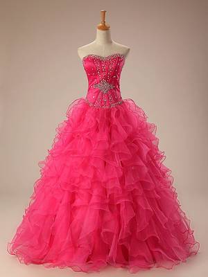 Formal Gown Porn - Ball Gown Rose Quinceanera Dresses,Sweetheart Shiny Beading Beautiful  Dresses,Girl's 15 Years Plus Size Birthday Party Gowns dress could be  custom made, ...