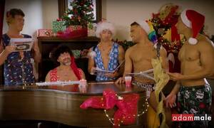 Christmas Male Porn - Gay porn stars recreate '12 Days of Christmas' with sex toys. Yes, really