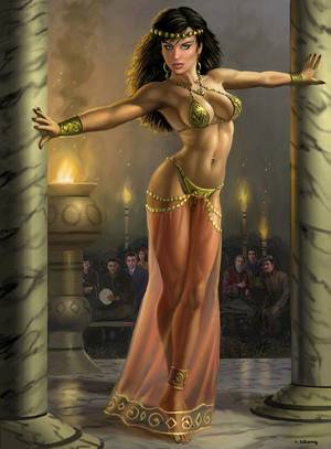 arab girls nude art - Bond Bellydancer 2 by AlanGutierrezArt on deviantART