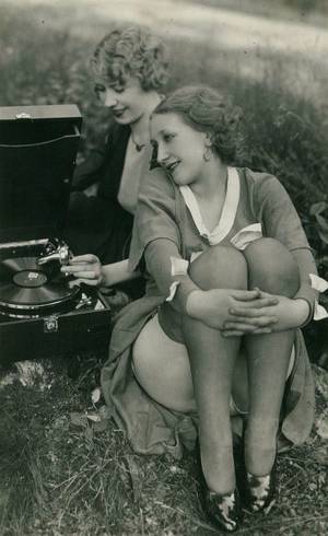 Early French Porn - grandma-did: Here is a photo to add to the Biederer outdoors record player  series you posted earlier today.Let the music play onâ€¦â€¦ Thank you!