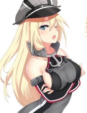 Anime German Girl Porn - KanColle, Bismarck, by sasya