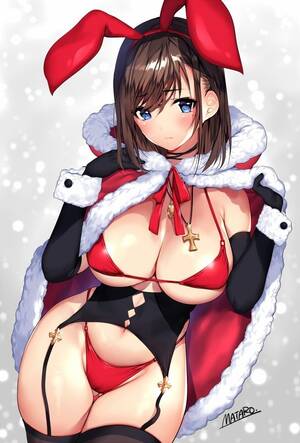 anime xmas porn - Christmas Bunny Girl : r/hentai
