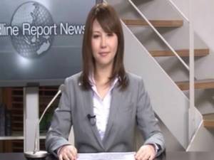 japanese newsreader orgasm - 
