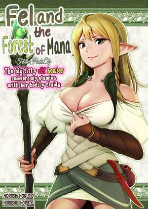 big tit elf - Fel to Mana no Mori -Taieki de Tairyoku Kaifuku sasetekureru Bakunyuu  Healer Elf- | Fel and the Forest of Mana -The big titty elf healer recovers  my stamina with her bodily fluids-