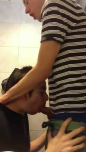 bathroom blowjob cumshot swallow - Blowjob with Hot Cum: University Bathroom Faceâ€¦ ThisVid.com